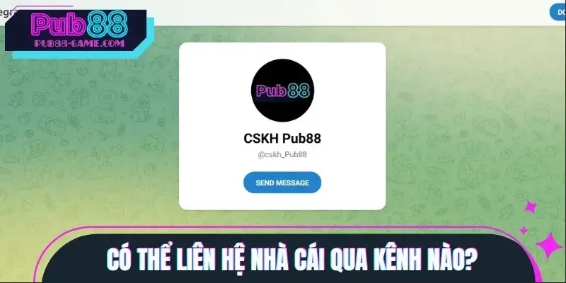 Cược thủ có thể liên hệ với CSKH qua nhiều kênh
