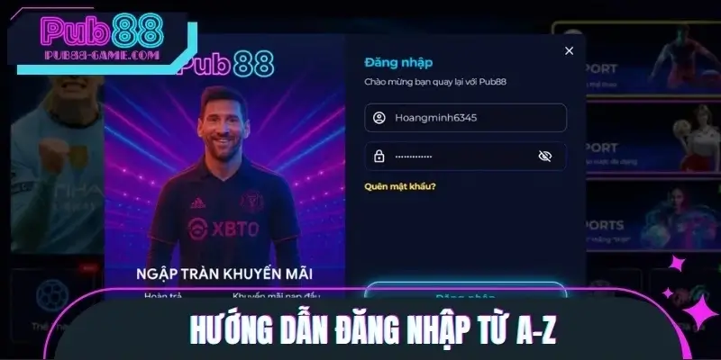Hướng dẫn đăng nhập từ A-Z