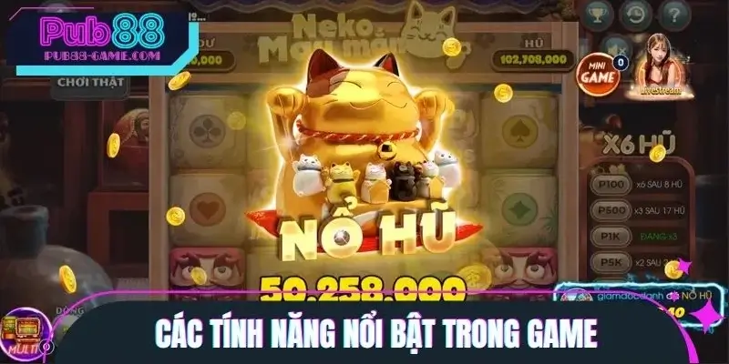 Slot game mèo may mắn được tích hợp nhiều tính năng hiện đại Slot game mèo may mắn được tích hợp nhiều tính năng hiện đại