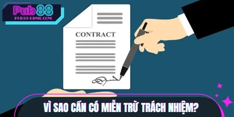 Tầm quan trọng của chính sách miễn trách nhiệm Tầm quan trọng của chính sách miễn trách nhiệm